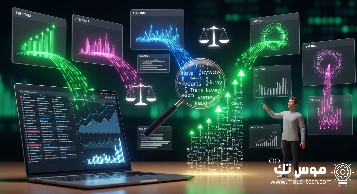 أفضل أدوات البحث عن الكلمات المفتاحية المجانية للمبتدئين في 2026 مع مقارنة عملية