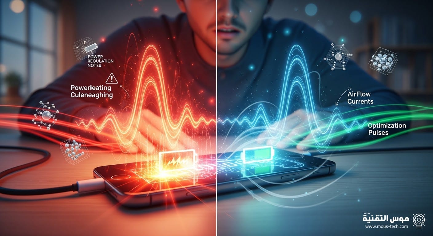 حل مشكلة سخونة الهاتف أثناء الشحن الأسباب التقنية والحلول الآمنة