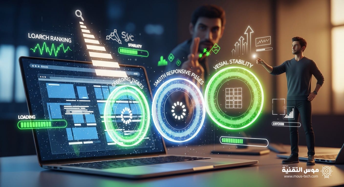 ما معنى Core Web Vitals ولماذا تؤثر على ترتيب موقعك في جوجل 2026؟