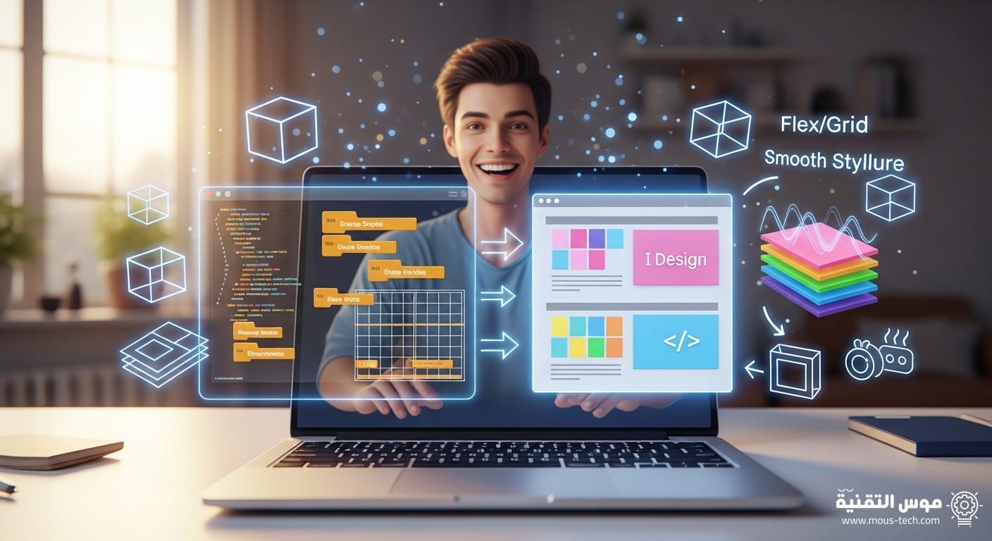 كيف تنشئ أول موقع ويب باستخدام HTML وCSS خطوة بخطوة للمبتدئين (بدون كورسات مدفوعة)