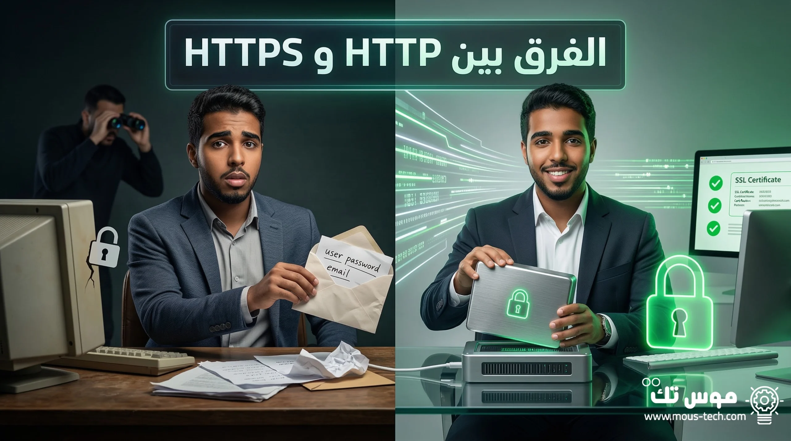 ما هو الفرق بين HTTP وHTTPS في مواقع الإنترنت