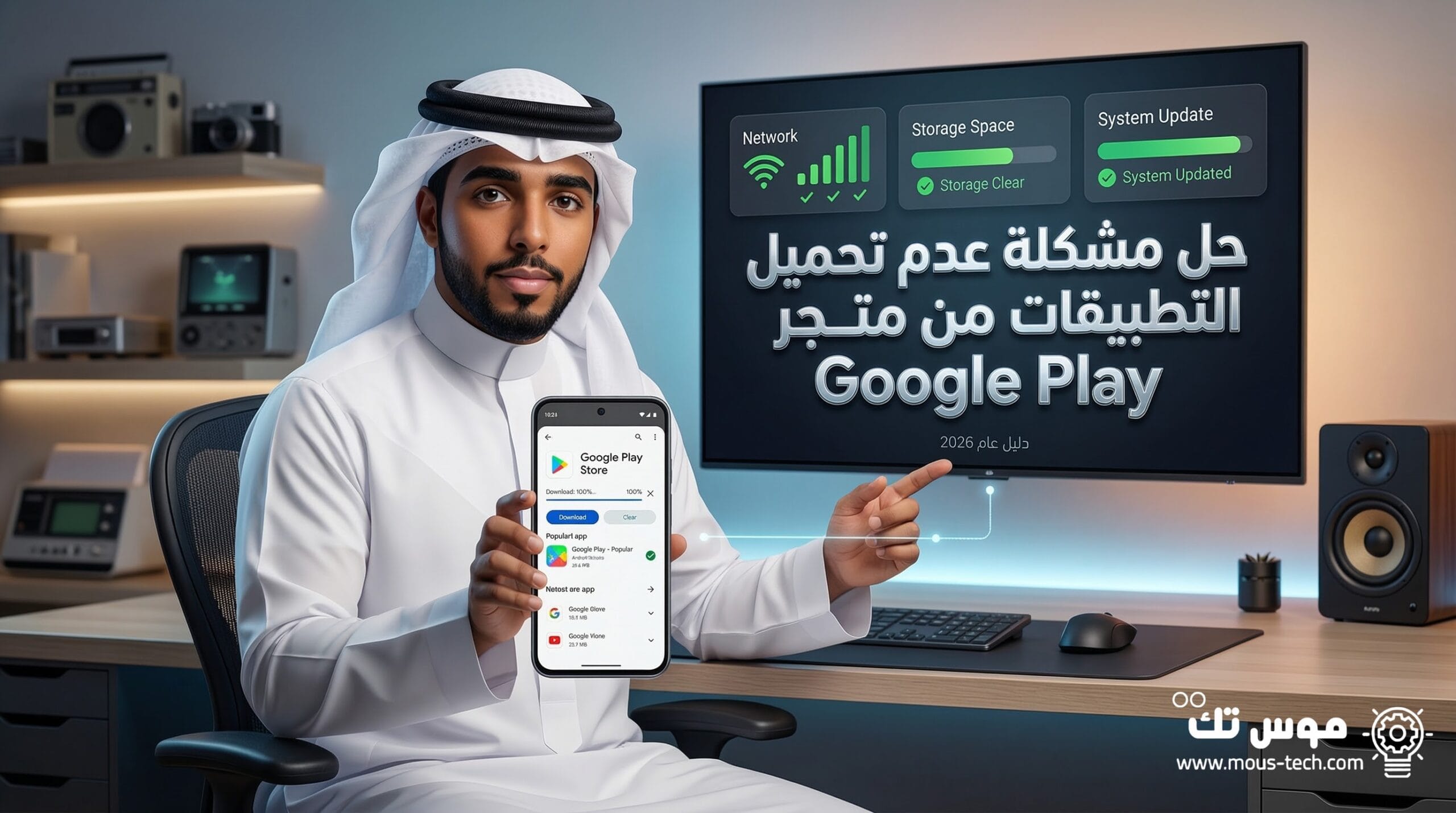 حل مشكلة عدم تنزيل التطبيقات من متجر Google Play