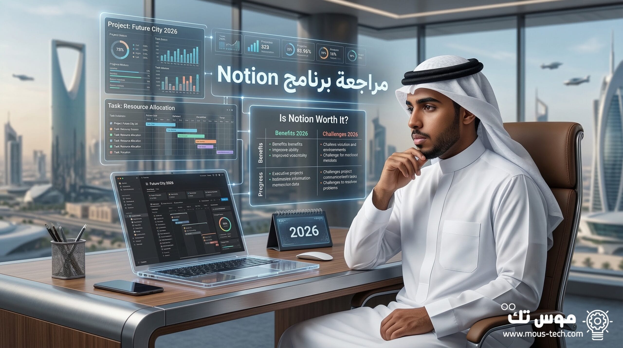 مراجعة برنامج Notion أفضل أداة لإدارة المهام والمشاريع في 2026؟ مراجعة برنامج Notion أفضل أداة لإدارة المهام والمشاريع في 2026؟