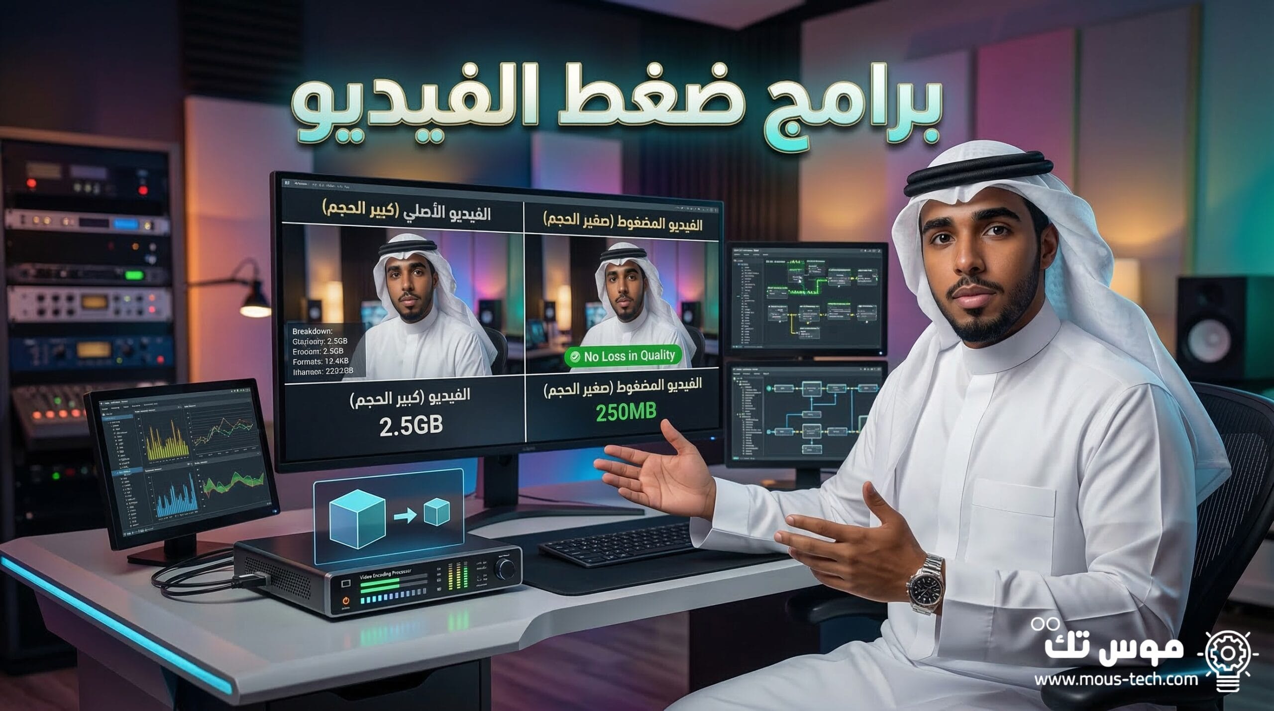 أفضل برامج ضغط الفيديو وتقليل الحجم بدون فقدان الجودة