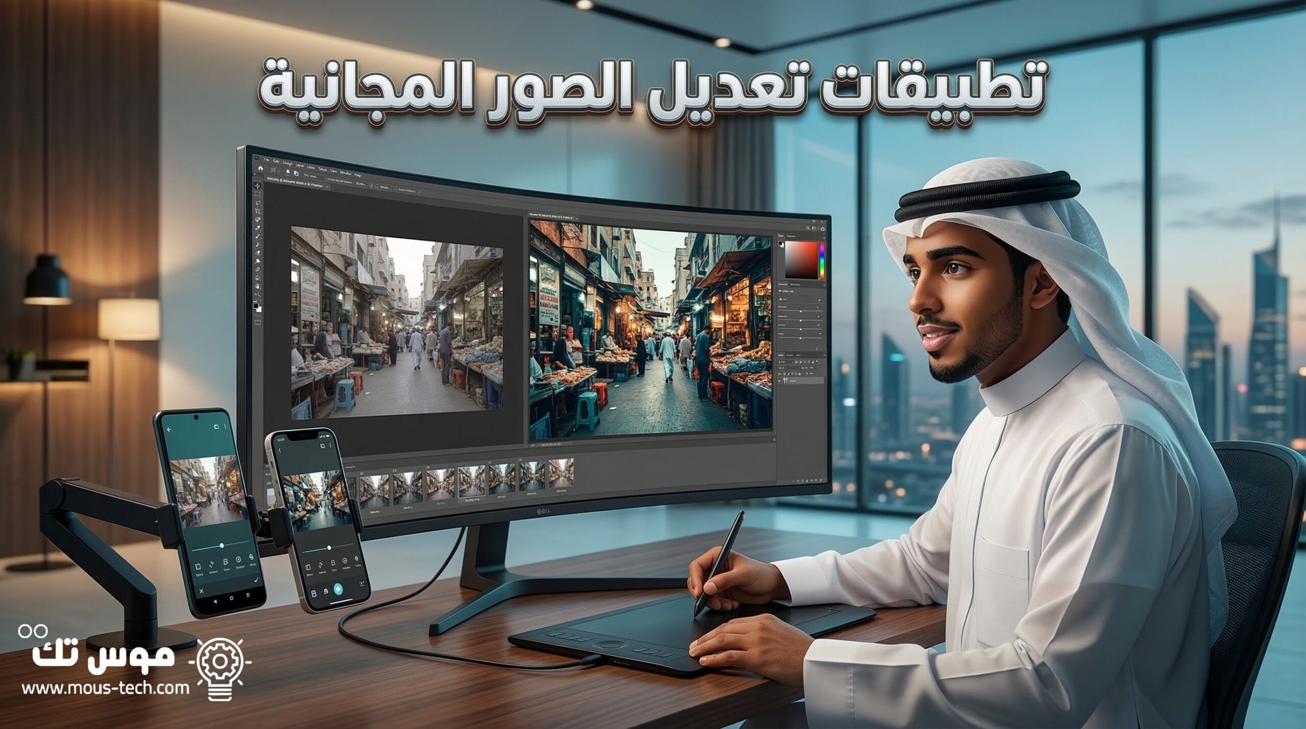 أفضل تطبيقات تعديل الصور المجانية للأندرويد والآيفون في 2026 أفضل تطبيقات تعديل الصور المجانية للأندرويد والآيفون في 2026